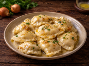 Pierogi ruskie okraszone masłem 6 szt