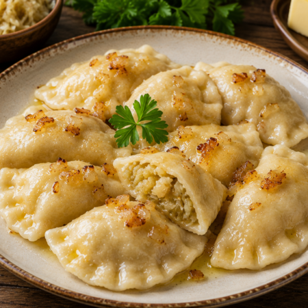 Pierogi-z-kapusta-okraszone-maslem